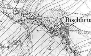 Haselbachtal-Bischheim. Meßtischblatt, Sekt. Kamenz, Nr. 36, 1883