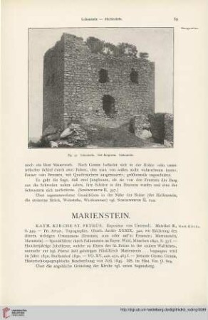 ⟦Marienstein⟧