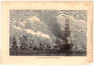 The Ironclad Squadron Escorting the Shah into Dover Roads