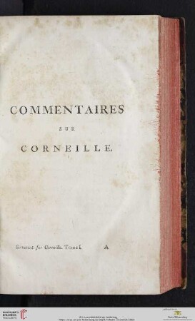 Commentaires sur Corneille
