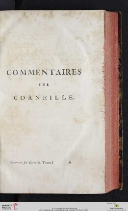 Commentaires sur Corneille