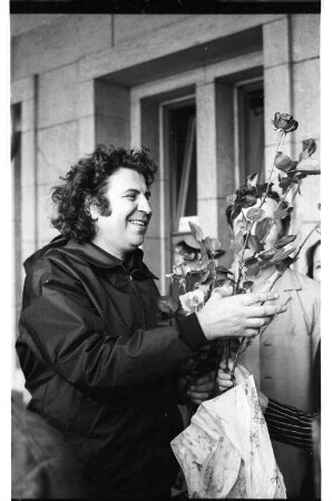 Kleinbildnegativ: Mikis Theodorakis, 1972