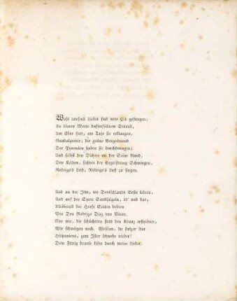 Wohl tausend Lieder sind vom Cid gesungen ... (unvollständig)