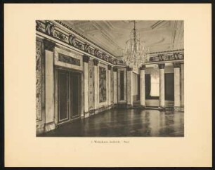 Landhaus Dr. Fritz Andreae, Berlin-Grunewald: Festsaal, Teilansicht (aus: Alfred Breslauer, Ausgeführte Bauten 1897-1927)