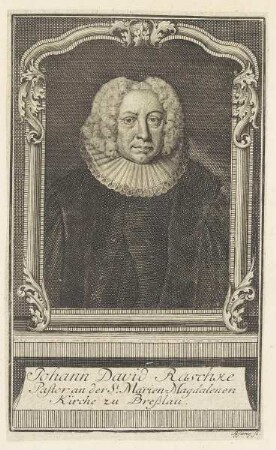 Bildnis des Johann David Raschke