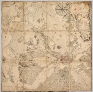 Plan von der Insel Potsdam