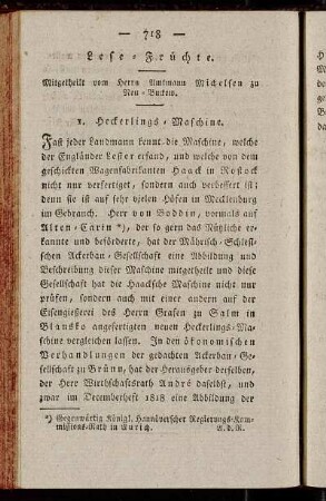 Lese-Früchte