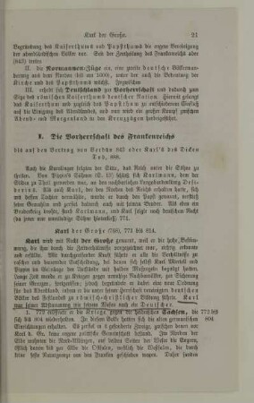 I. Die Vorherrschaft des Frankenreichs