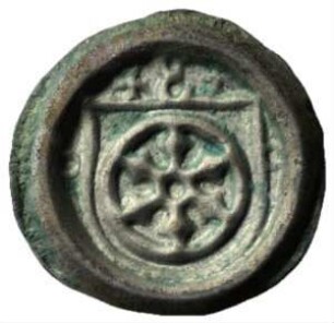 Fundmünze, Hohlpfennig, nach 1450