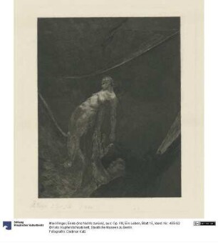 Ende (Ins Nichts zurück), aus: Op. VIII, Ein Leben, Blatt 15