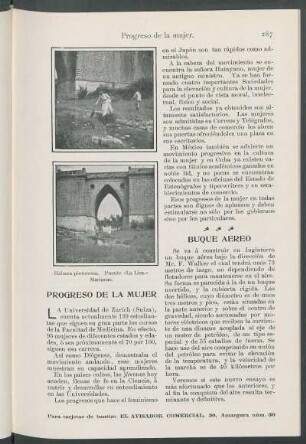 Progreso de la mujer.