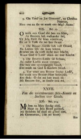 XXVII. Van die voortduurende Selv-Kennis en Suchten voor Gnade.