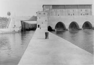 Kraftwerk, Schleuse Kochendorf, Unterwasser