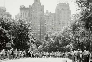 "Mile run" von Jugendlichen im Central Park