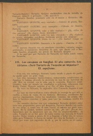 VII. Los europeos en Shanghai. El alto comercio. Los tártaros. ¿Será Tartarín de Tarascón un impostor? El espejismo