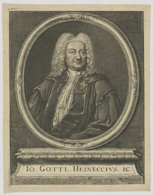 Bildnis des Io. Gottl. Heineccivs