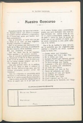 Nuestro concurso
