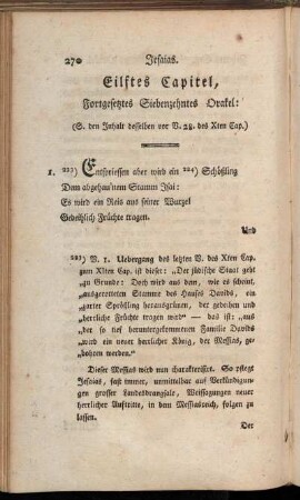 Eilftes Capitel, Fortgesetztes Siebenzehntes Orakel
