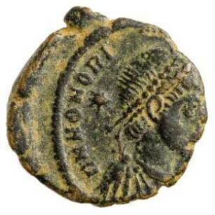 Münze, Aes 4, 406 - 408 n. Chr.
