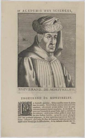 Bildnis des Enguerand de Monstrelet