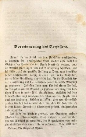 E. L. Bulwer's sämmtliche Romane, 63/65. Die Pilger des Rheins ; 1/3