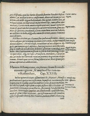 Manent Assumptione, explorant situm & conditionem regionis ... Cap. XXIII.