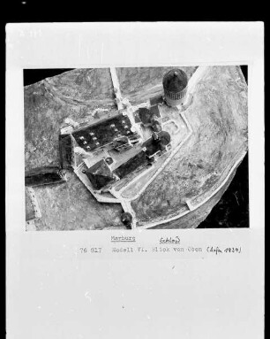 Marburg, ehemaliges Schloss der Landgrafen von Hessen, Modell der sechsten Phase (um 1280-1330)
