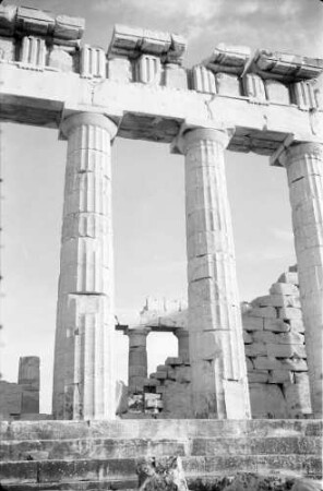 Athen: Akropolis, Säulen von unten
