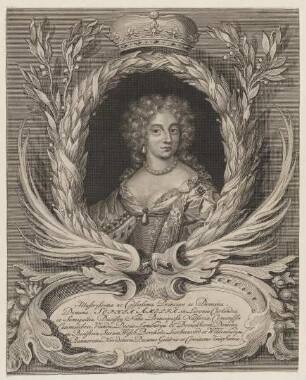 Bildnis der Sophia Amelia, Herzogin von Curland