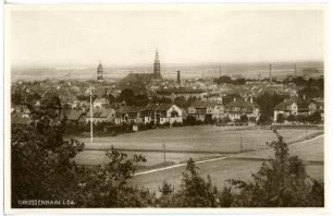 Großenhain. Blick auf Großenhain
