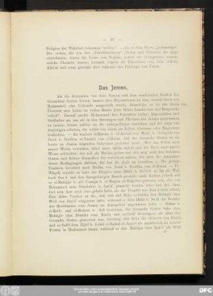 Das Jemen.