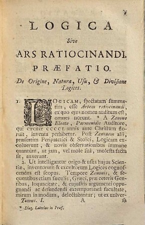 Joannis Clerici Opera philosophica : in quatuor volumina digesta, 1. [Logica et ontologia]