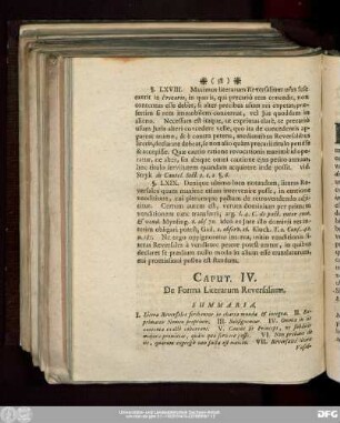 Caput. IV. De Forma Literarum Reversalium.