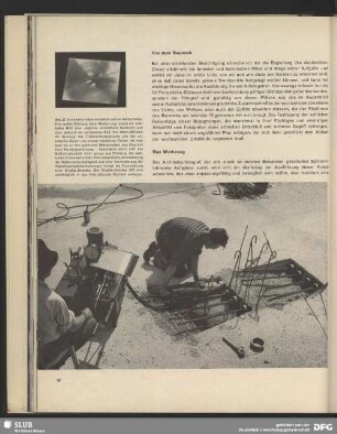 Blick in die Stahlbewehrung : Zur Architekturfotografie gehört auch die informative Aufnahme, die eine bestimmte Baumethode oder eine technische Ausführungsart demonstriert