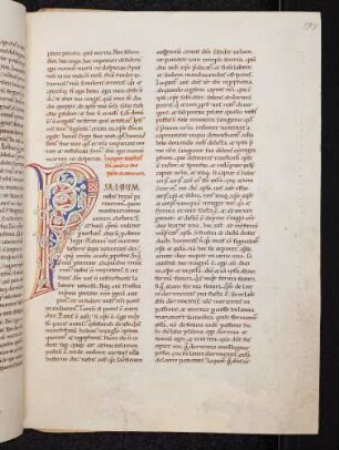 Zierinitale (de psalmo 138): P(salmum nobis)