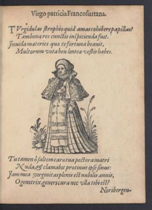 Virgo patricia Francofurtana.