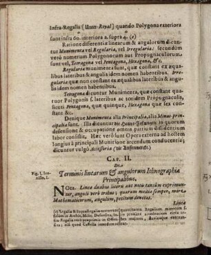 Cap. II. De Terminis linearum & angulorum Ichnographiae Principalibus.