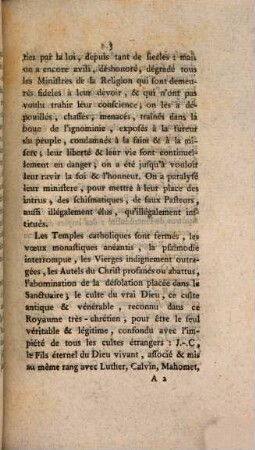 Épitre aux vrais catholiques