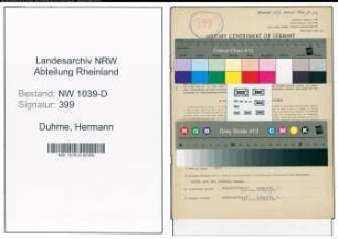 Entnazifizierung Hermann Duhme , geb. 28.02.1890 (Fahrlehrer)