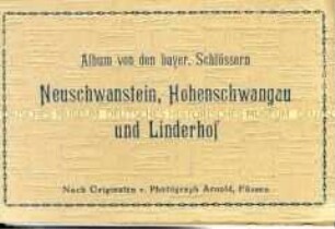 Leporello "Bayerische Schlösser"