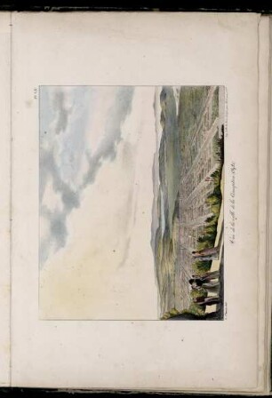Pl. VII. Vue de la ville de la Conception (Chili)