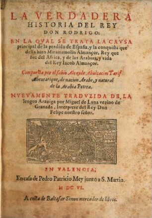 La verdadera historia del rey Don Rodrigo