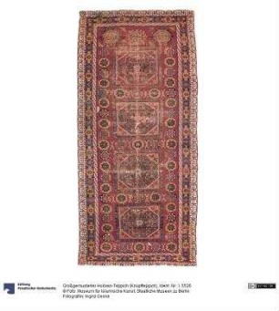 Großgemusterter Holbein-Teppich (Knüpfteppich)