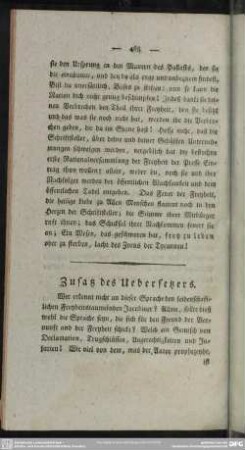 Zusatz des Uebersetzers