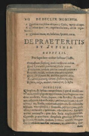 De Praeteris Et Supinis. Caput XII.