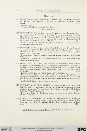 Medizin (Nr. 273 - 301)