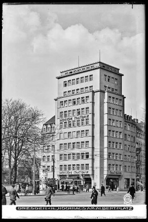 Dresden-Neustadt, Hochhaus am Albertplatz