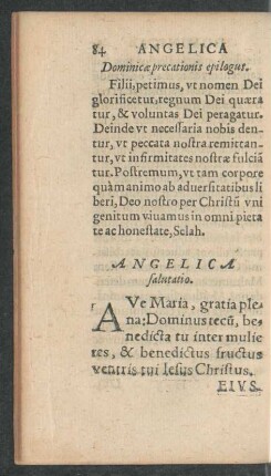 Angelica salutatio.