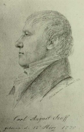 Bildnis des Malers Karl August Senff