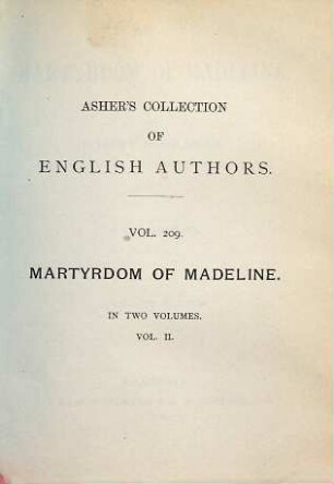 Martyrdom of Madeline, 2